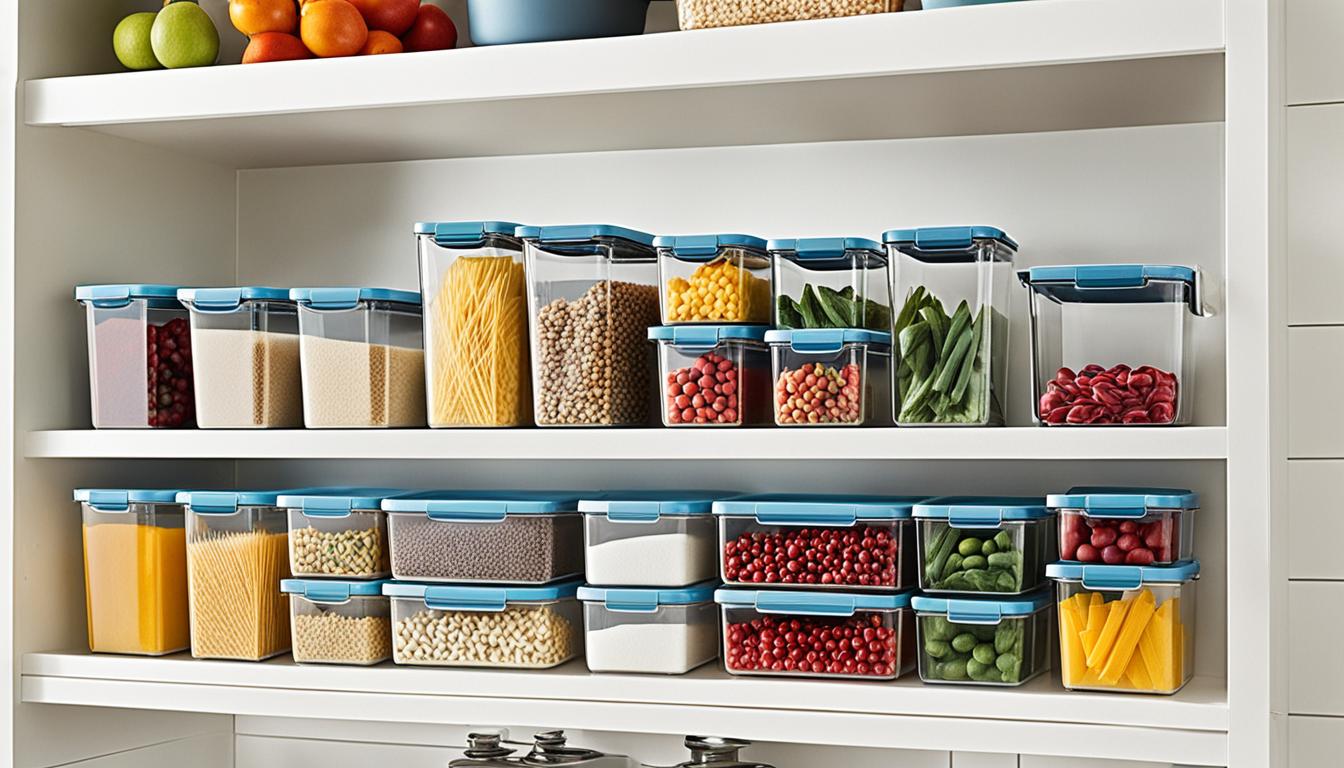 transparent containers for kitchen organization